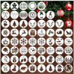Pochoir Noël motifs variés