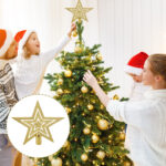 Etoile Pour Sapin de Noel argentée