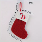 accessoire cheminée Noël rouge