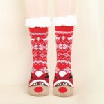 Chaussettes D'hiver pour Noel en motif festif