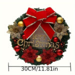 couronne de porte noellumineux