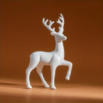 Élégant Cerf de Noel Deco