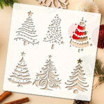 pochoir noellumineux pour bois