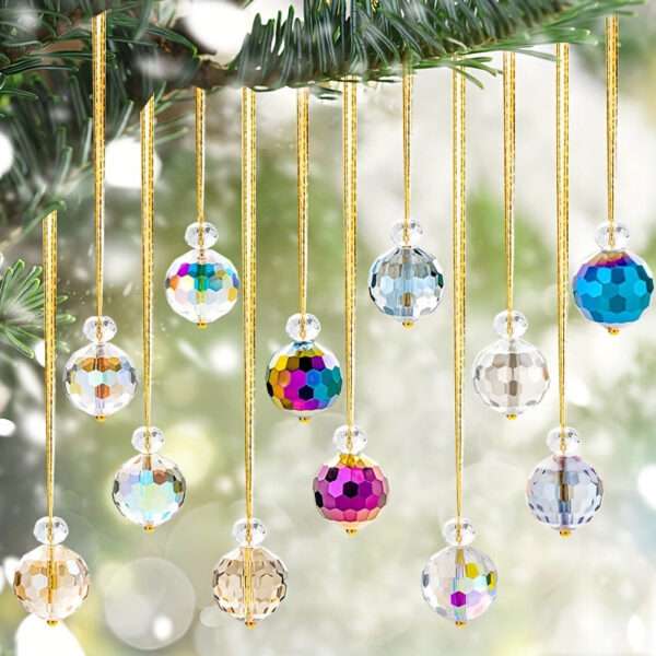 Boule en Verre de Noel élégante