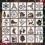 pochoir noel 25 pièces