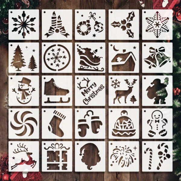 pochoir noel 25 pièces