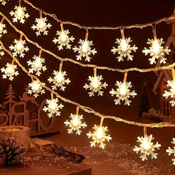 guirlande lumineuse flocon de neige