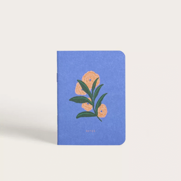 carnet de poche floral noellumineux