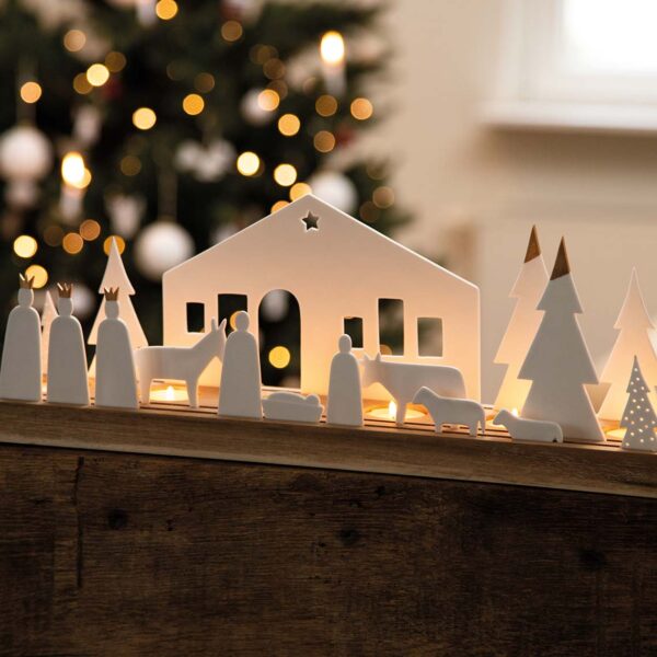 Photophore Grande Crèche Design lumineuse
