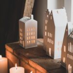 Maison lumineuse en porcelaine