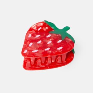 pince à cheveux fraise noellumineux