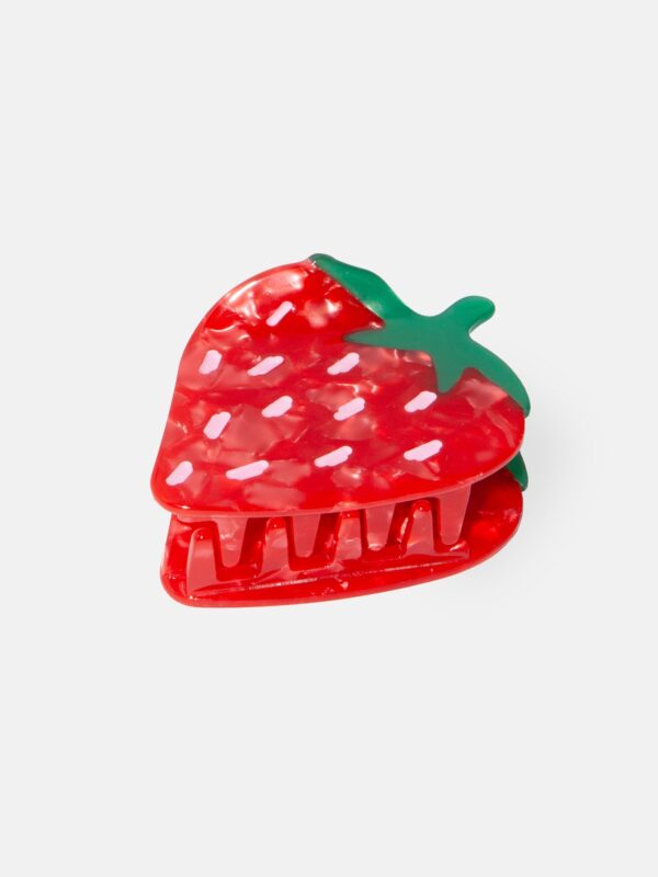 pince à cheveux fraise noellumineux