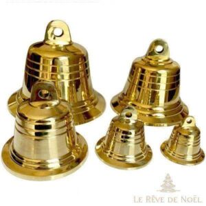 cloche de Noël dorée