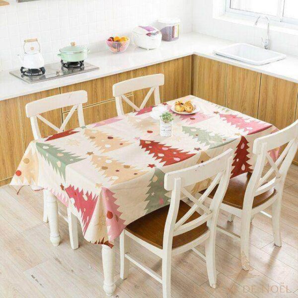 nappe de Noël blanche élégante