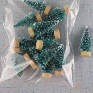 Décoration de sapins miniatures de Noël