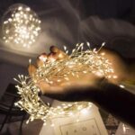 Couronne de Noël illuminée