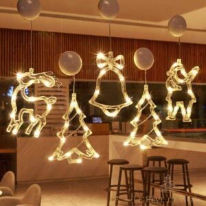guirlande lumineuse de Noël motif néon