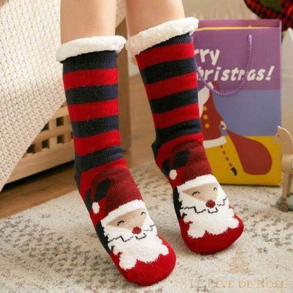 chaussettes de Noël crochet