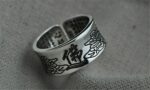 bague artisanale argent 999