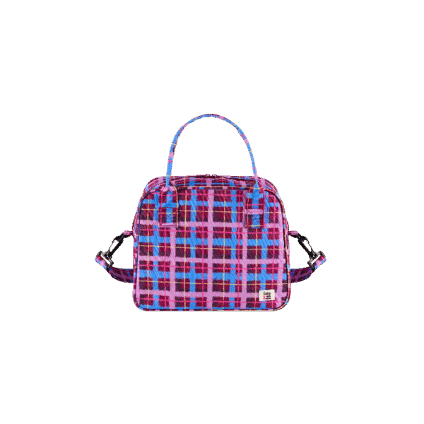 sac à lunch isotherme tartan élégant