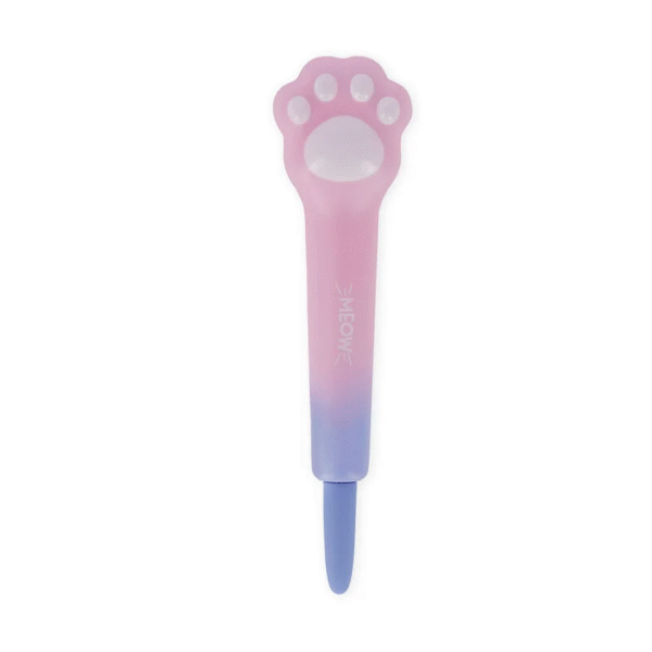 stylo antistress chat noellumineux