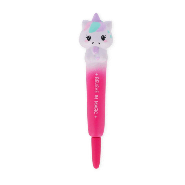 stylo antistress licorne noellumineux