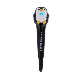 stylo antistress pingouin noellumineux