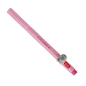 stylo encre gel chat rose