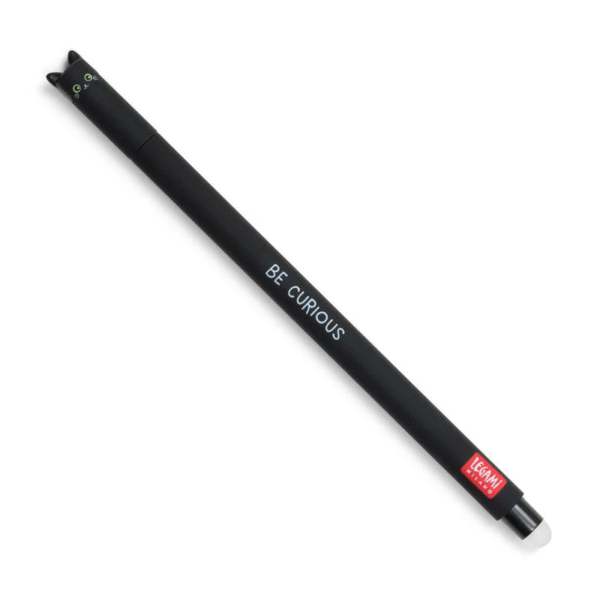 stylo effaçable chat noir