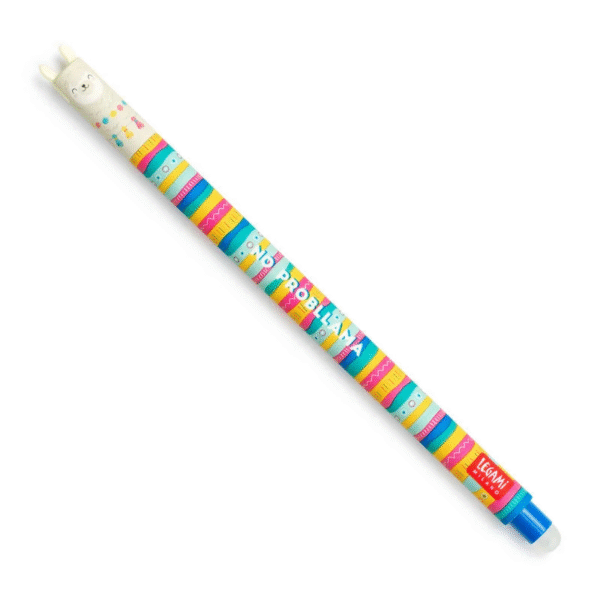 stylo effaçable lama bleu
