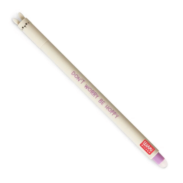 stylo encre effaçable lapin