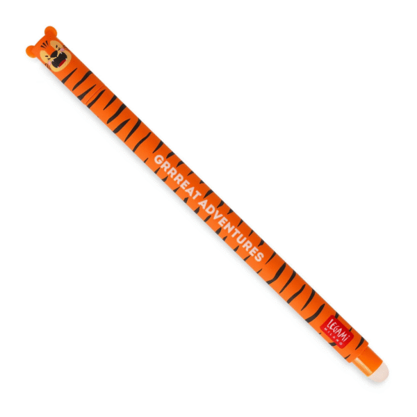 stylo effaçable orange tigre