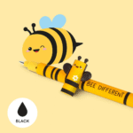 stylo effaçable noir abeille