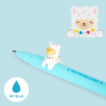 lama encre gel bleue