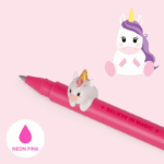 Stylo Licorne Rose noellumineux