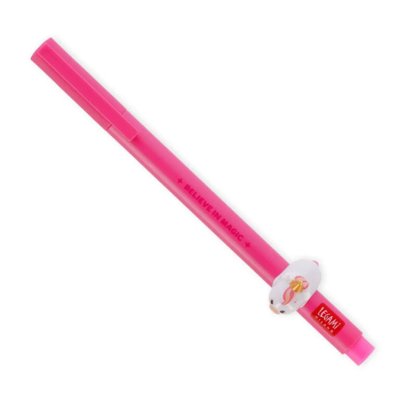 Stylo Encre Gel Rose Licorne noellumineux
