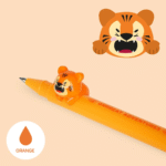 Stylo gel tigre noellumineux
