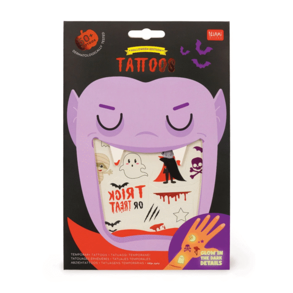 tatouages éphémères Halloween noellumineux