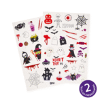 style effrayant tatouages noellumineux