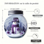 décoration festive boule de neige