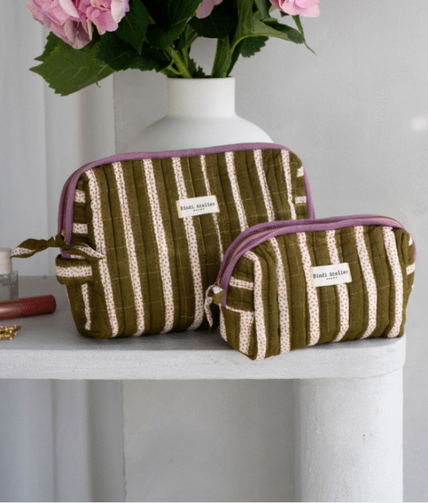 Trousse Bala Verde élégante