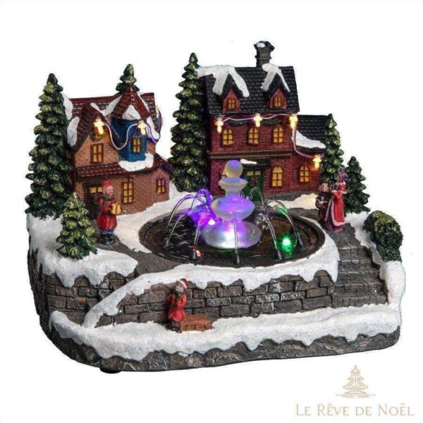Village lumineux de Noël